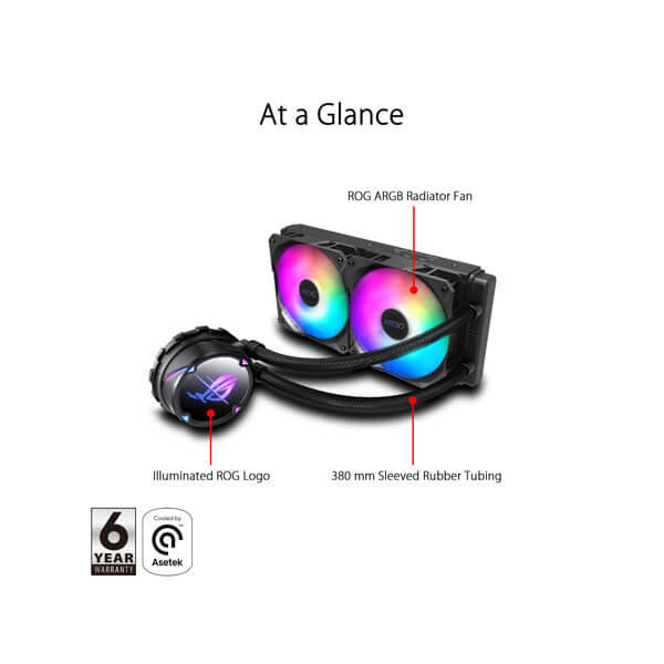 Asus ROG Strix LC II 240 ARGB All In One 240mm CPU Liquid Cooler